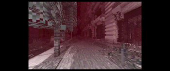 废弃道路 PS1 风格