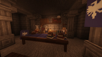 高塔中的一间房间