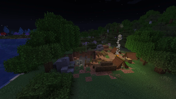 看起来有人来过这里……