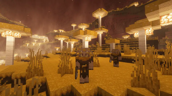 荧光下界真菌平原