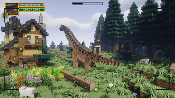 来自《侏罗纪世界：重生》的电影镜头。